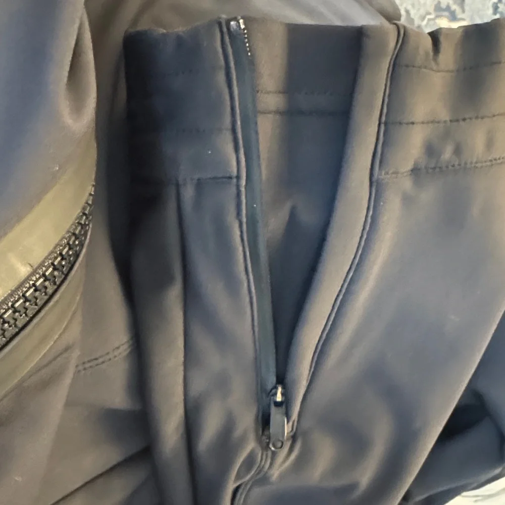 Men's Lululemon spring black full zip nylon warm lined Windbreaker Jacket sz XL - Picture 6 of 6